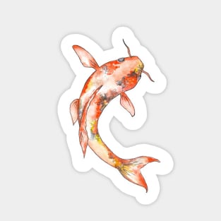 Watercolor koi fish Sticker